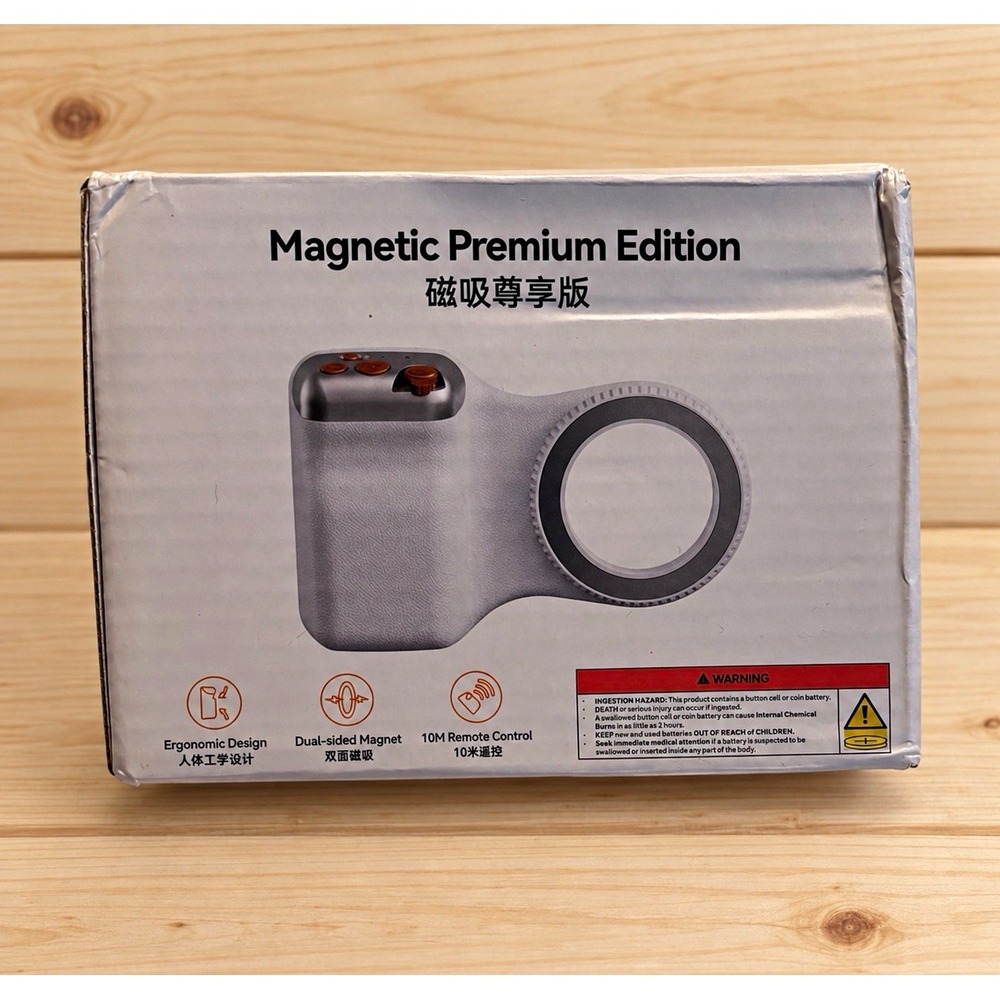 Magnetic Smartphone Camera Grip with Remote – Premium Edition Open Box[A6]